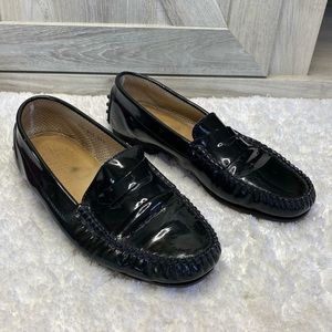 REGIS “Fatte A Mano” Gommino Patent Leather Driving Loafers EU 39.5 -US 9.5 Rare